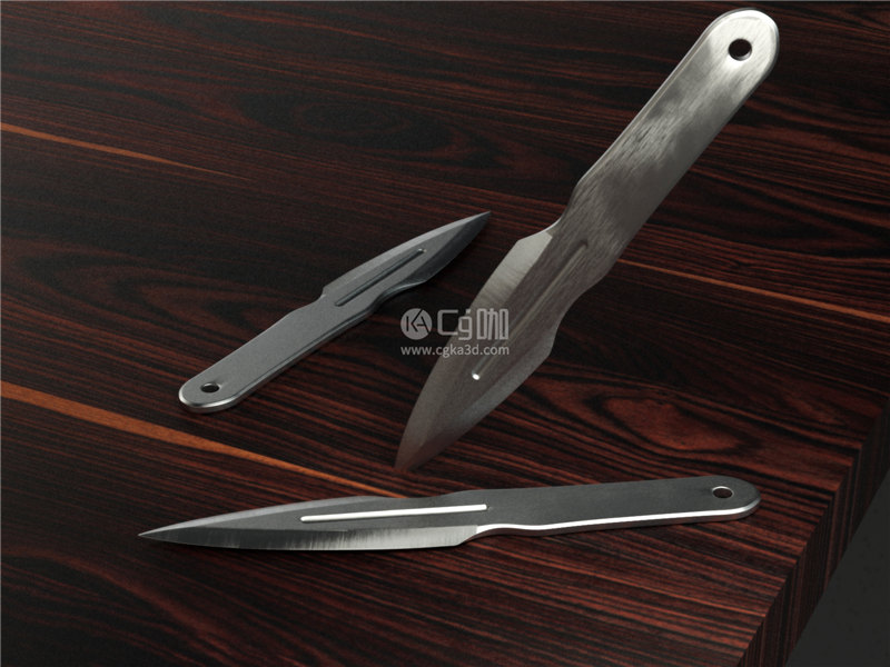 CG咖-匕首模型水果刀模型小刀模型
