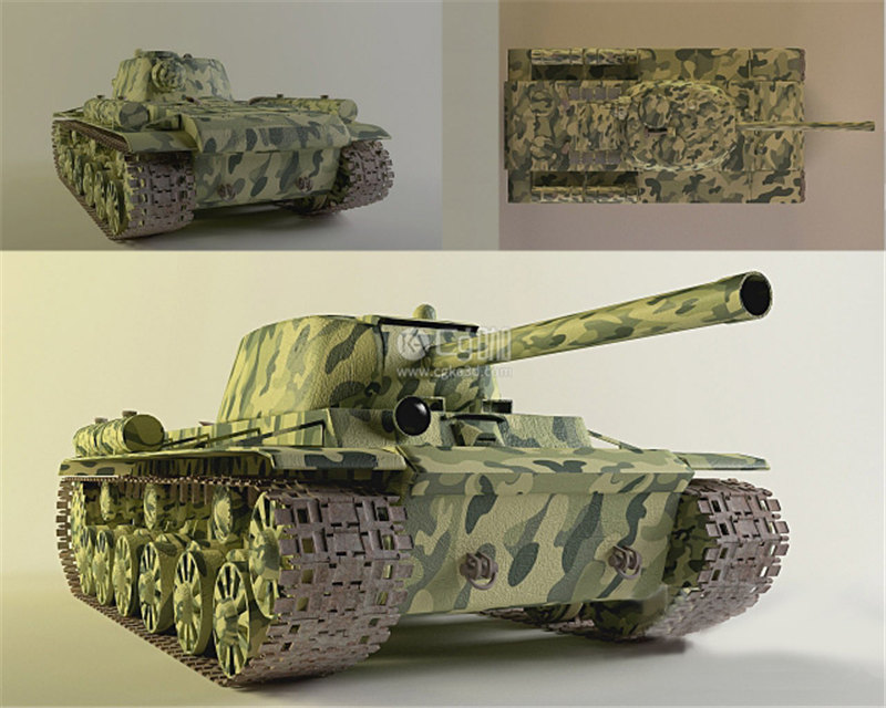 CG咖-坦克模型
