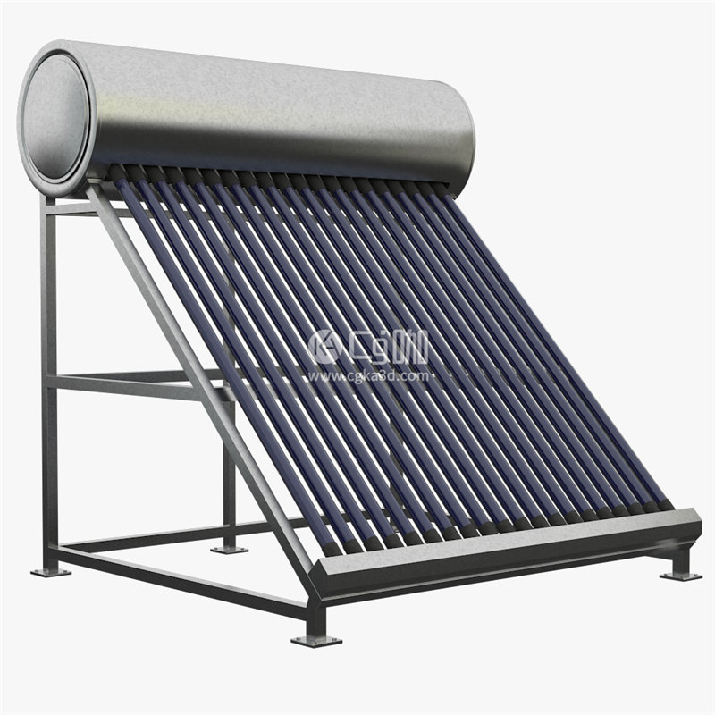 CG咖-太阳能热水器模型