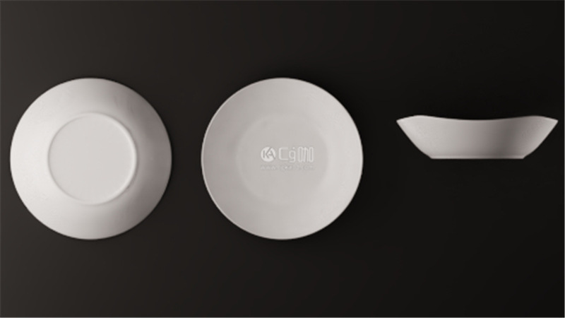 Blender工程-碟子模型盘子模型菜碗模型