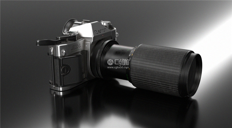 Blender工程-佳能相机模型摄像机模型单反模型
