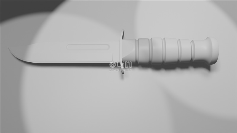 Blender工程-小刀模型刀具模型匕首模型