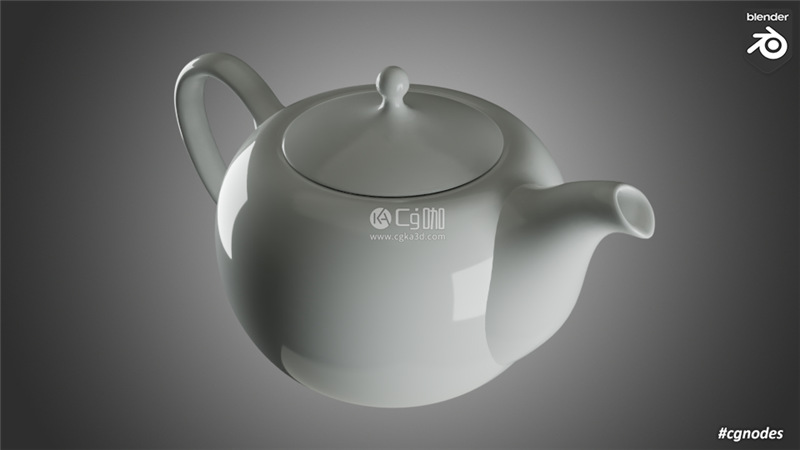 Blender工程-茶壶模型瓷壶模型