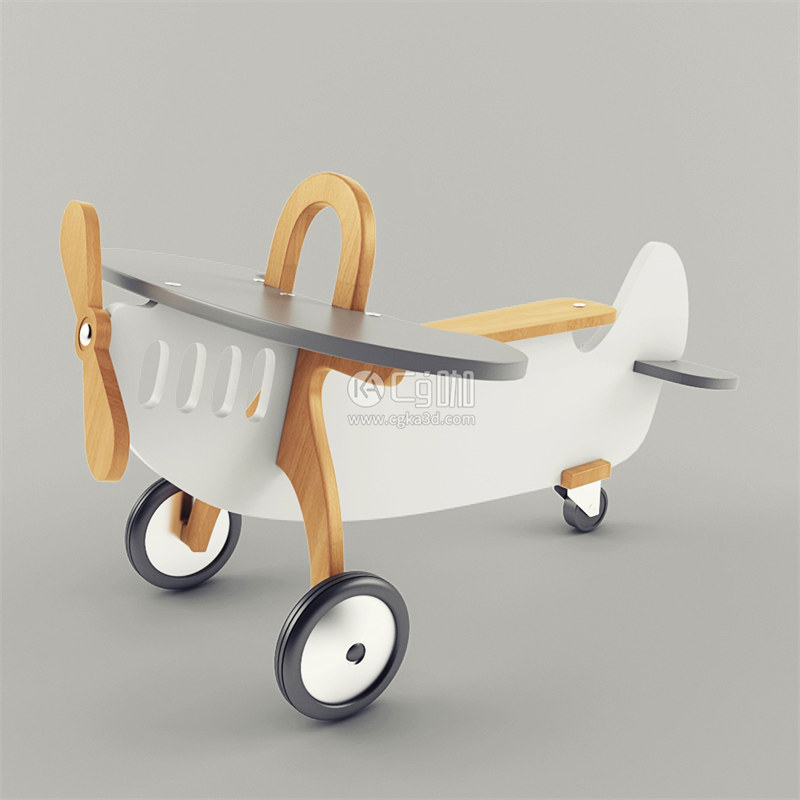 CG咖-儿童飞机玩具车模型