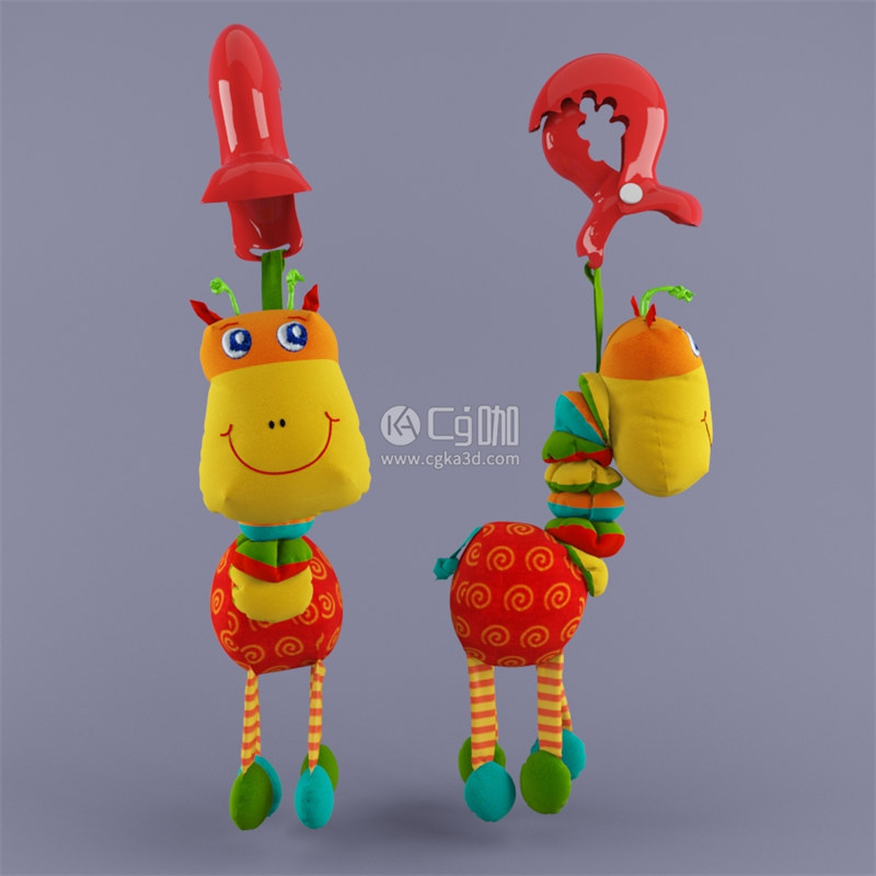 CG咖-儿童玩具模型玩偶模型毛绒玩具模型
