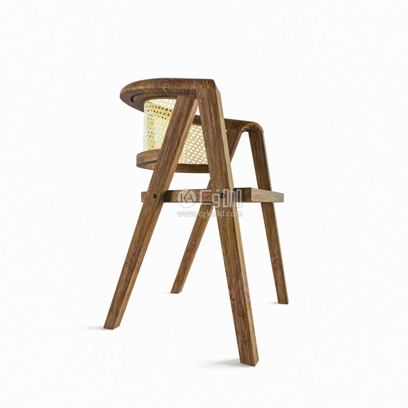 CG咖-椅子模型靠背椅模型
