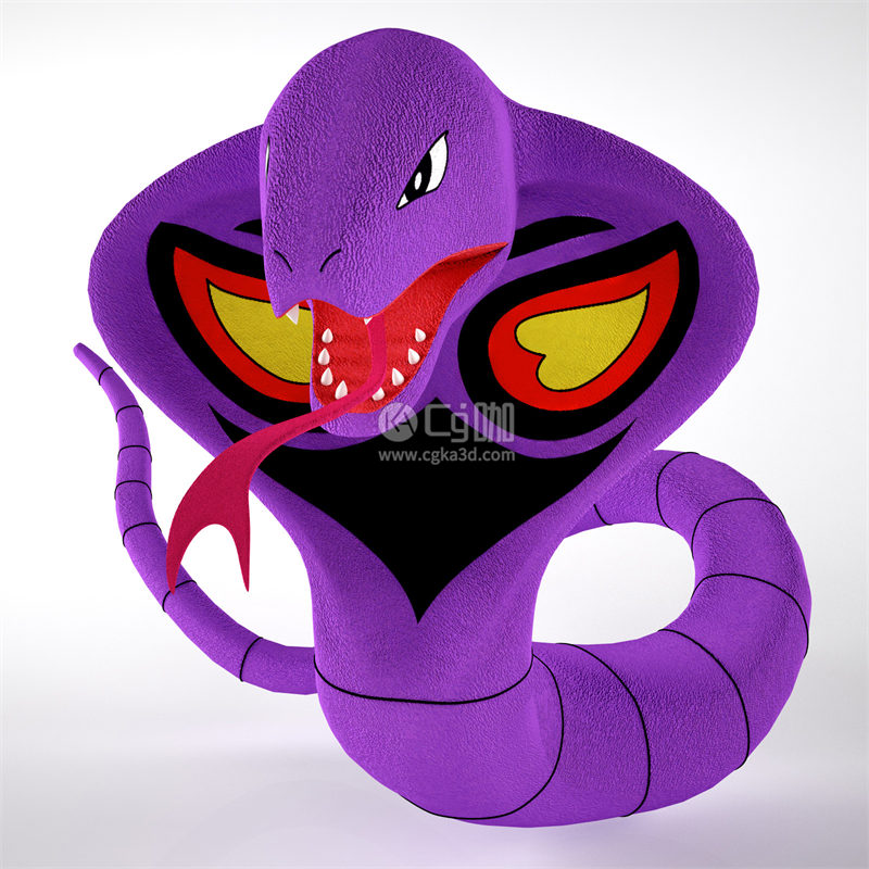 CG咖-精灵蛇玩具模型