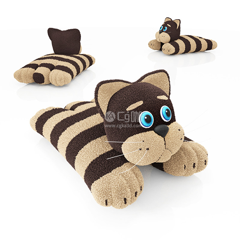 CG咖-毛绒玩具模型玩偶模型玩具抱枕模型