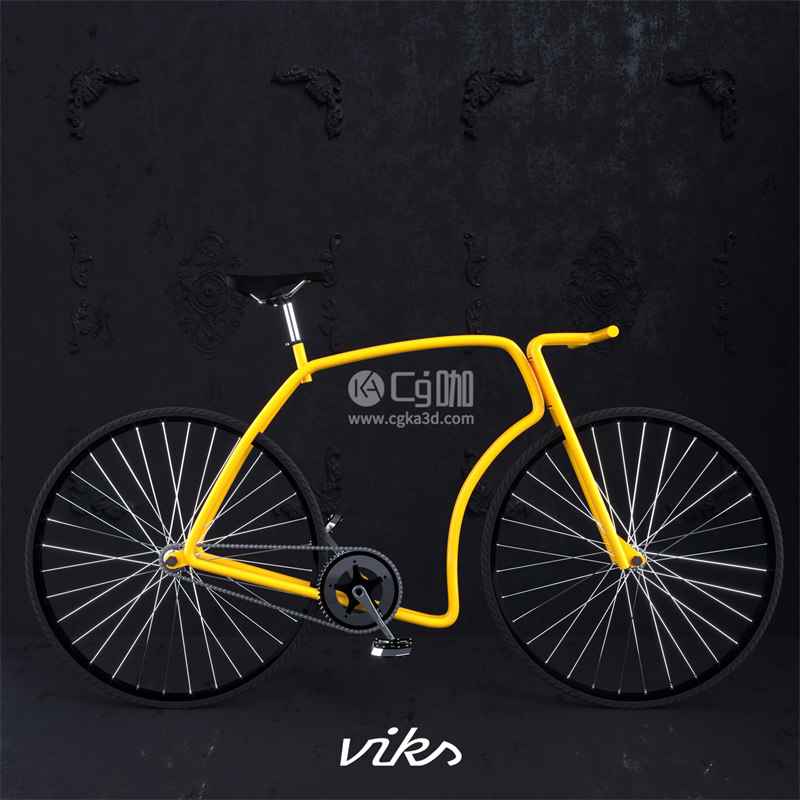 CG咖-单车模型自行车模型脚踏车模型