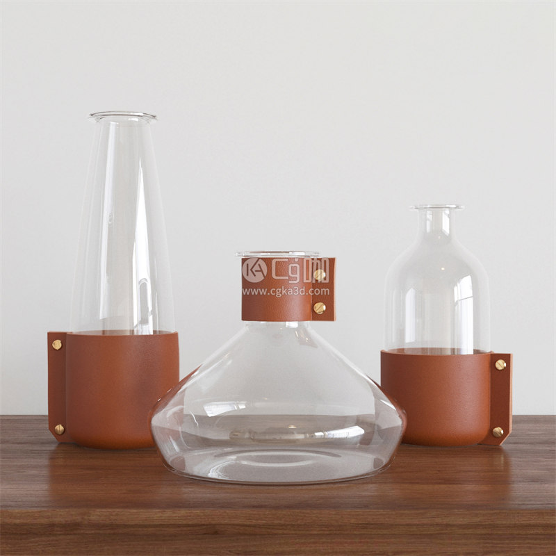 CG咖-玻璃花瓶模型