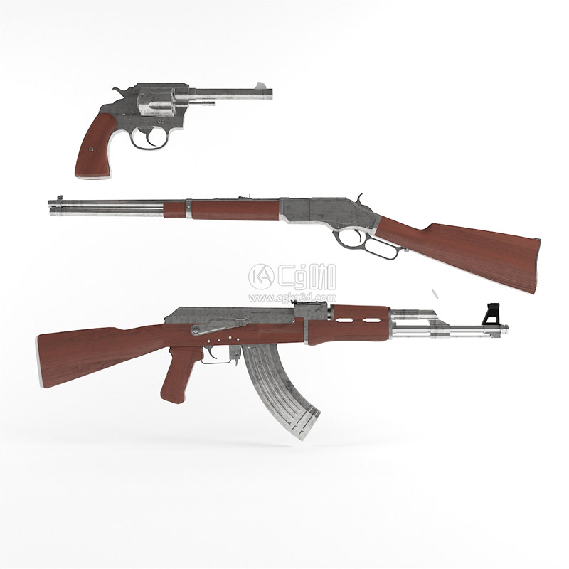 CG咖-武器模型枪械模型手枪模型猎枪模型