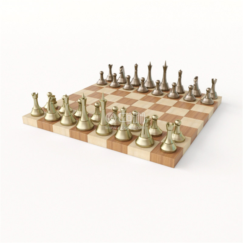 CG咖-国际象棋模型棋盘模型棋子模型