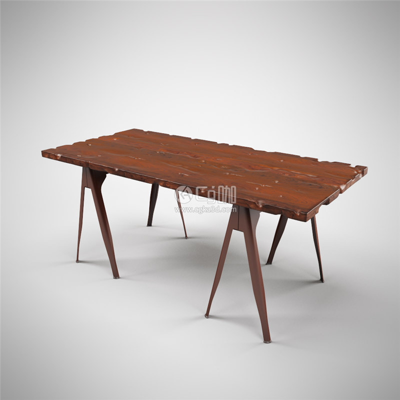 CG咖-木桌模型餐桌模型桌子模型