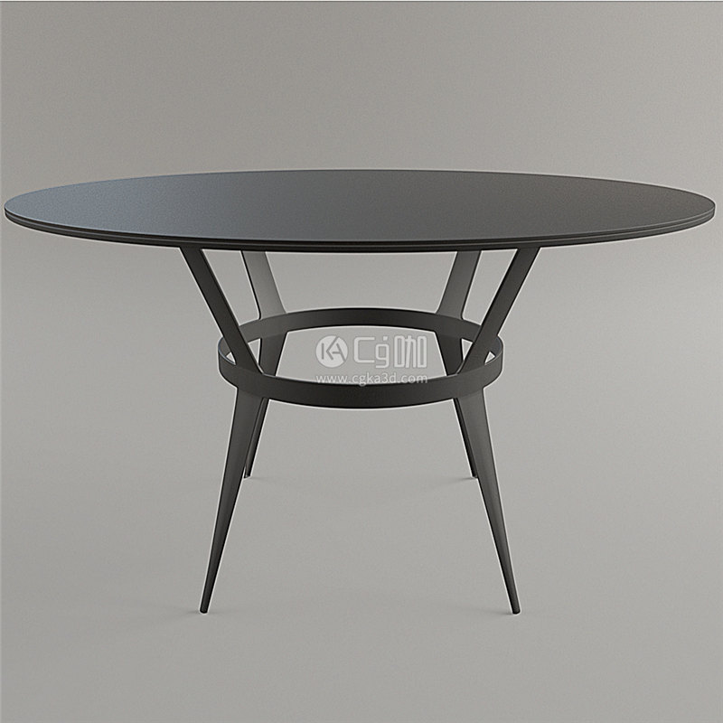 CG咖-圆桌模型餐桌模型桌子模型