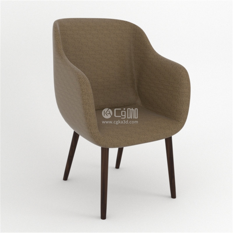 CG咖-扶手椅模型椅子模型