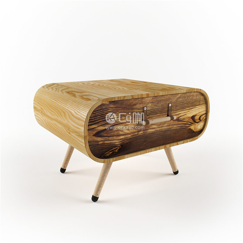 CG咖-小桌子模型木桌模型小茶几模型