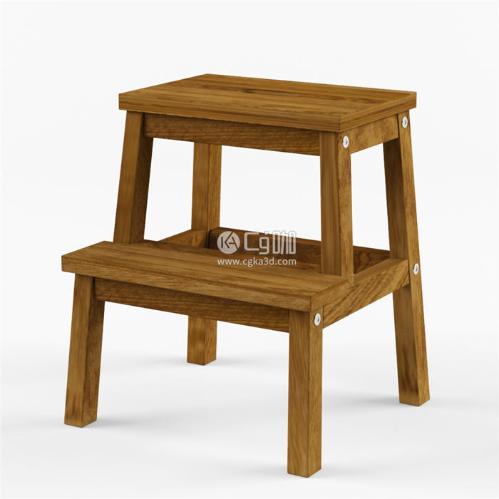 CG咖-木凳模型