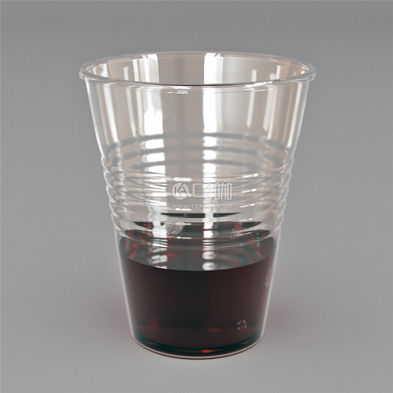CG咖-一次性杯子模型塑料杯模型