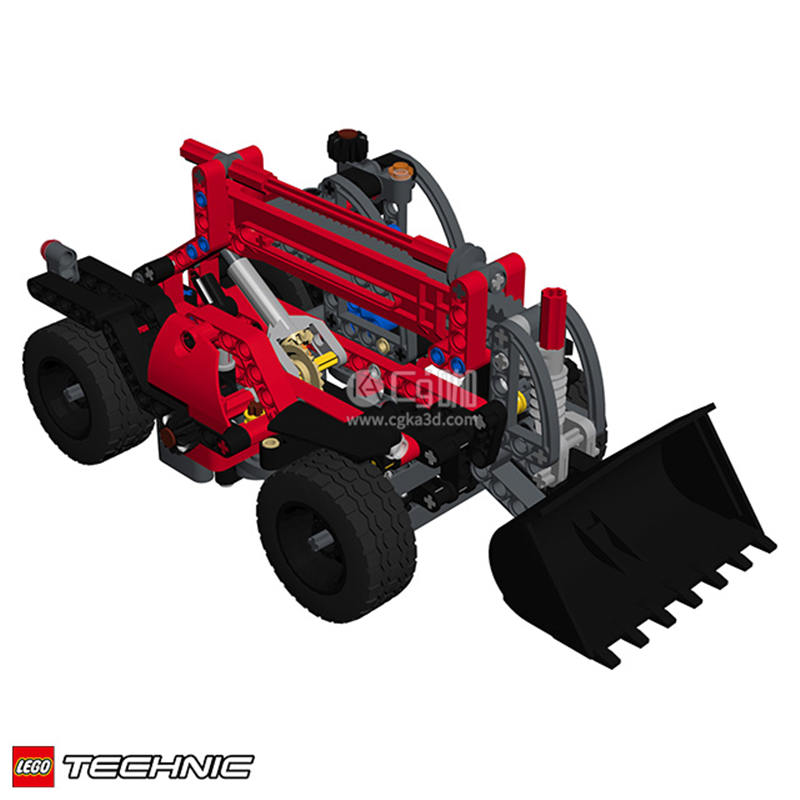 CG咖-儿童玩具模型玩具车模型玩具铲车模型
