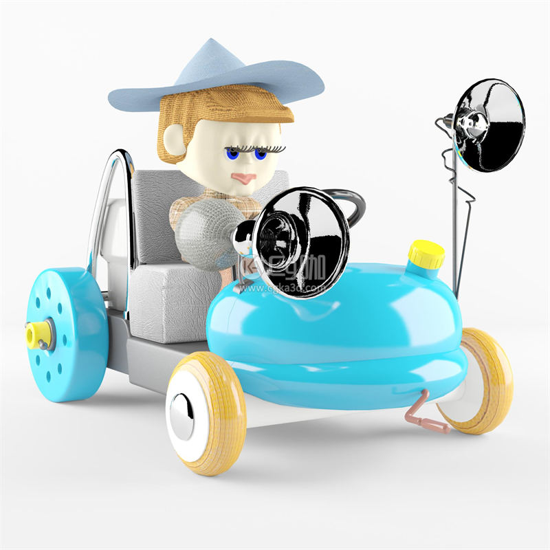 CG咖-玩具车模型玩偶模型