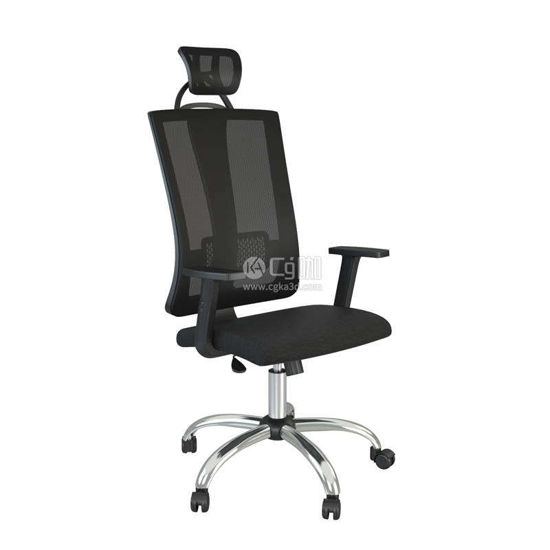CG咖-办公椅模型旋转椅模型升降椅模型