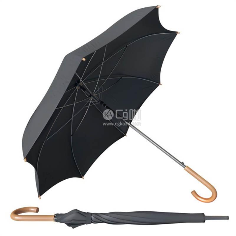 CG咖-雨伞模型