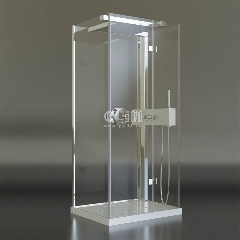 CG咖-淋浴间模型洗澡间模型