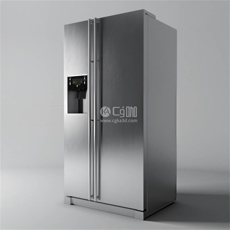 CG咖-双开门冰箱模型
