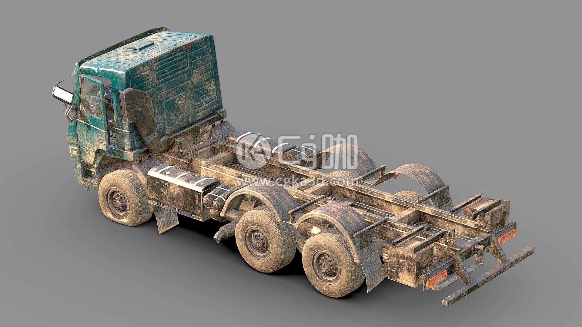 CG咖-blender-货车卡车模型