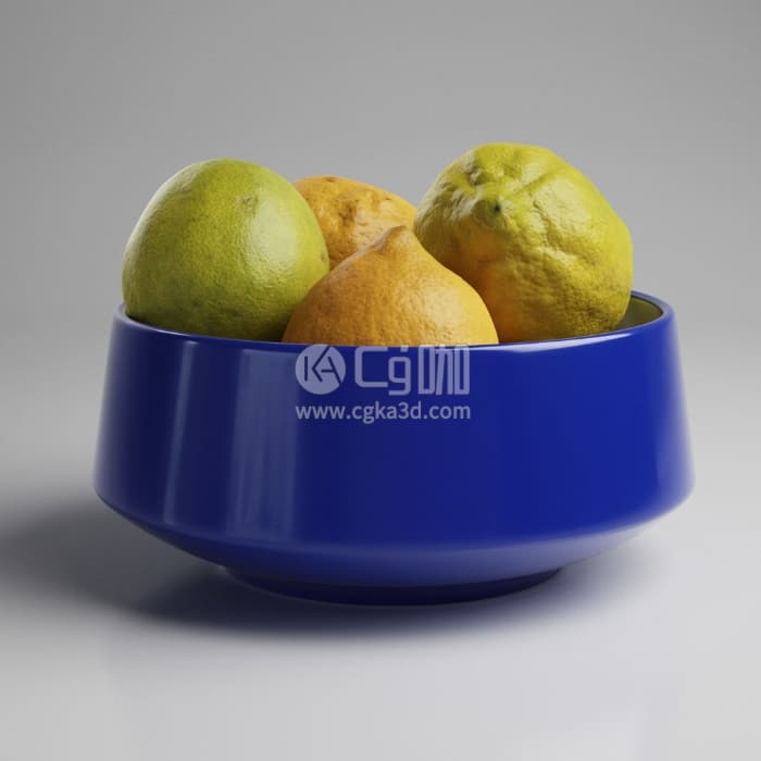 CG咖-水果柠檬橘子模型