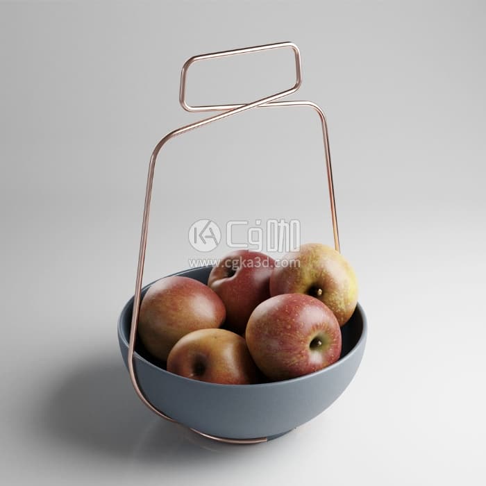 CG咖-水果苹果模型