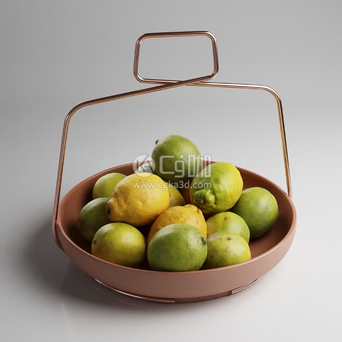 CG咖-水果柠檬模型