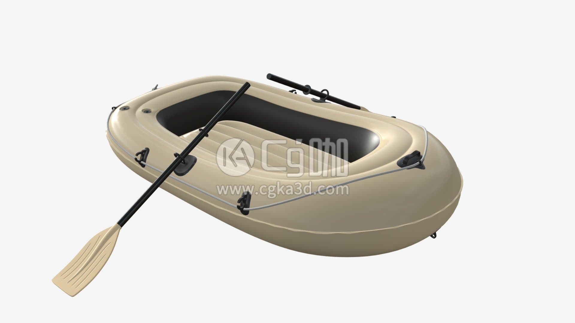 CG咖-皮筏艇充气船模型