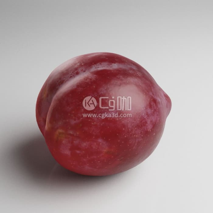 CG咖-blender-水果红布李李子模型