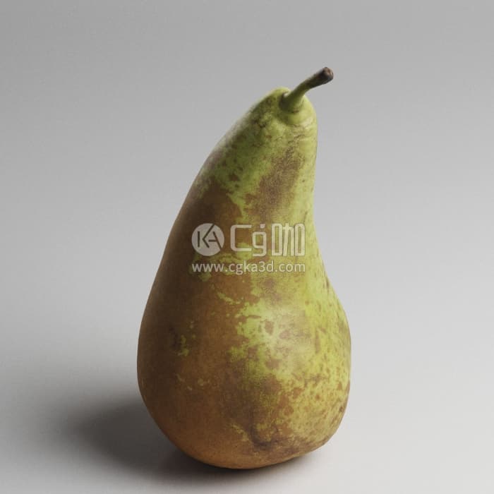 CG咖-Blender水果香梨模型