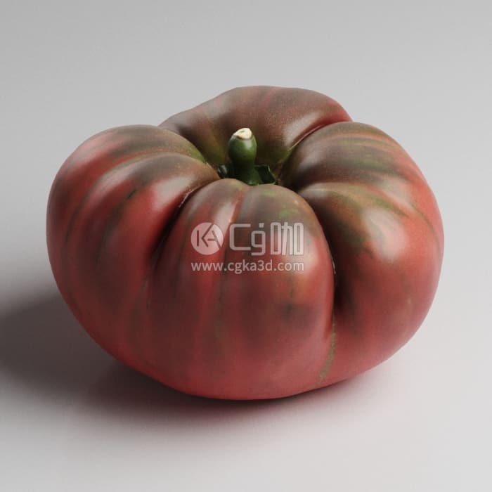 CG咖-Blender水果脆柿柿子模型