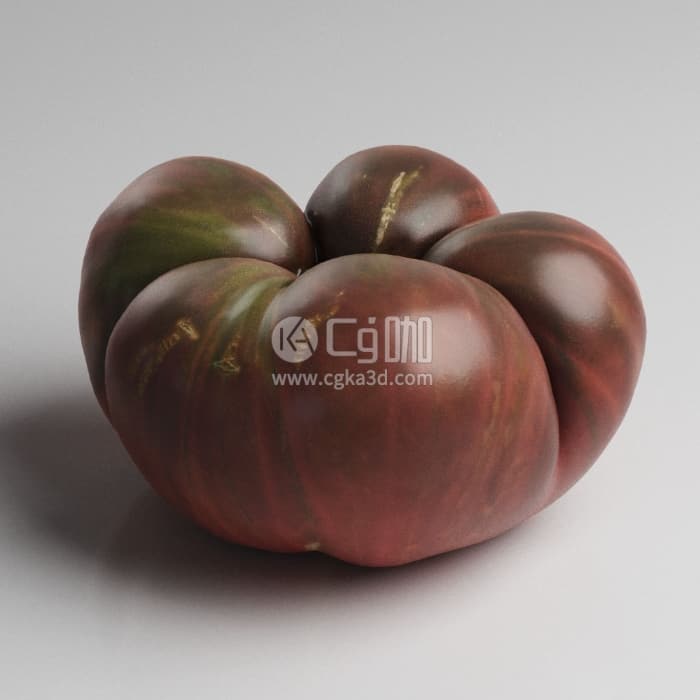 CG咖-Blender水果脆柿柿子模型