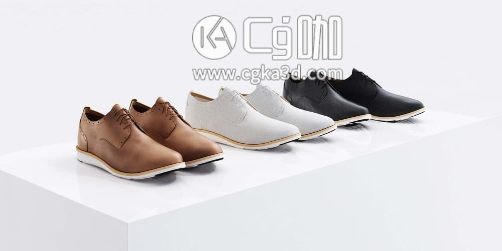 CG咖-blender-鞋子皮鞋