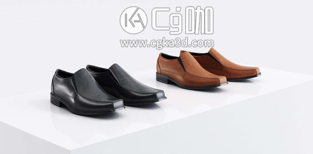 CG咖-blender-鞋子皮鞋