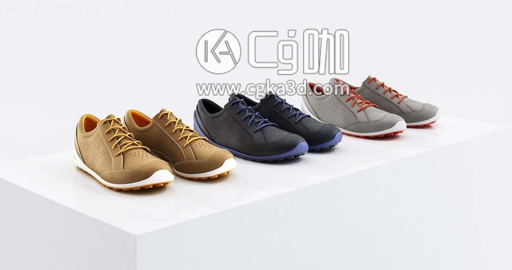 CG咖-blender-鞋子运动鞋帆布鞋