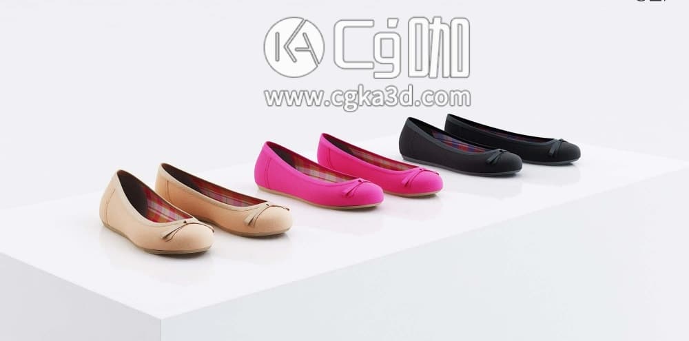 CG咖-blender-鞋子布鞋