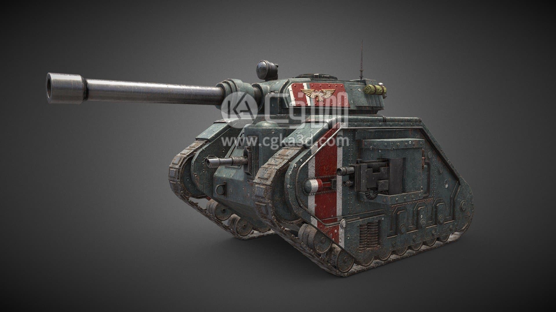 CG咖-blender-装甲坦克模型