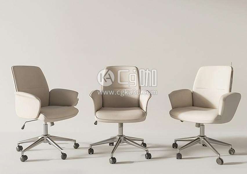 CG咖-blender-办公椅椅子单人椅