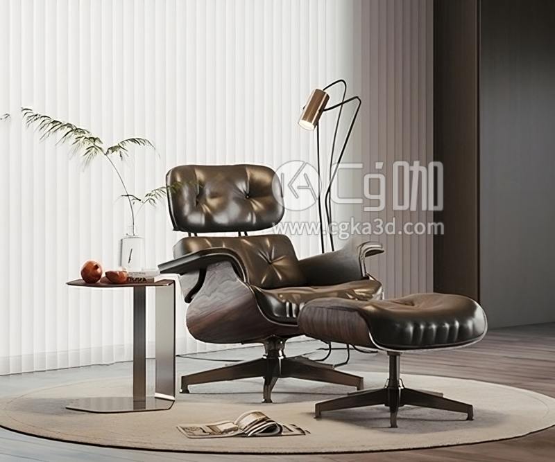 CG咖-blender-休闲椅单人椅沙发椅