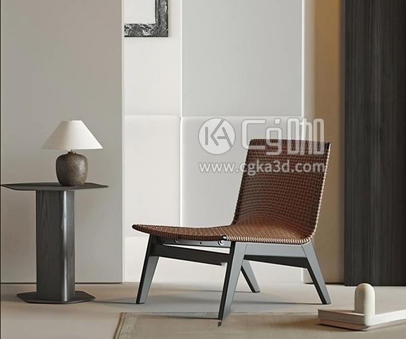 CG咖-blender-休闲椅单人椅沙发椅
